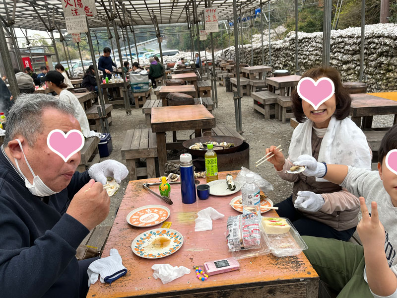 食べ放題の牡蠣小屋、山安水産05